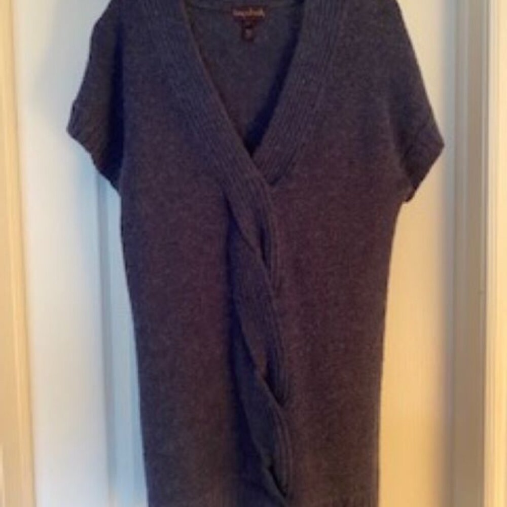 Long Tall Sally Blue Cable Knit Sweater Tunic – Size L 💙